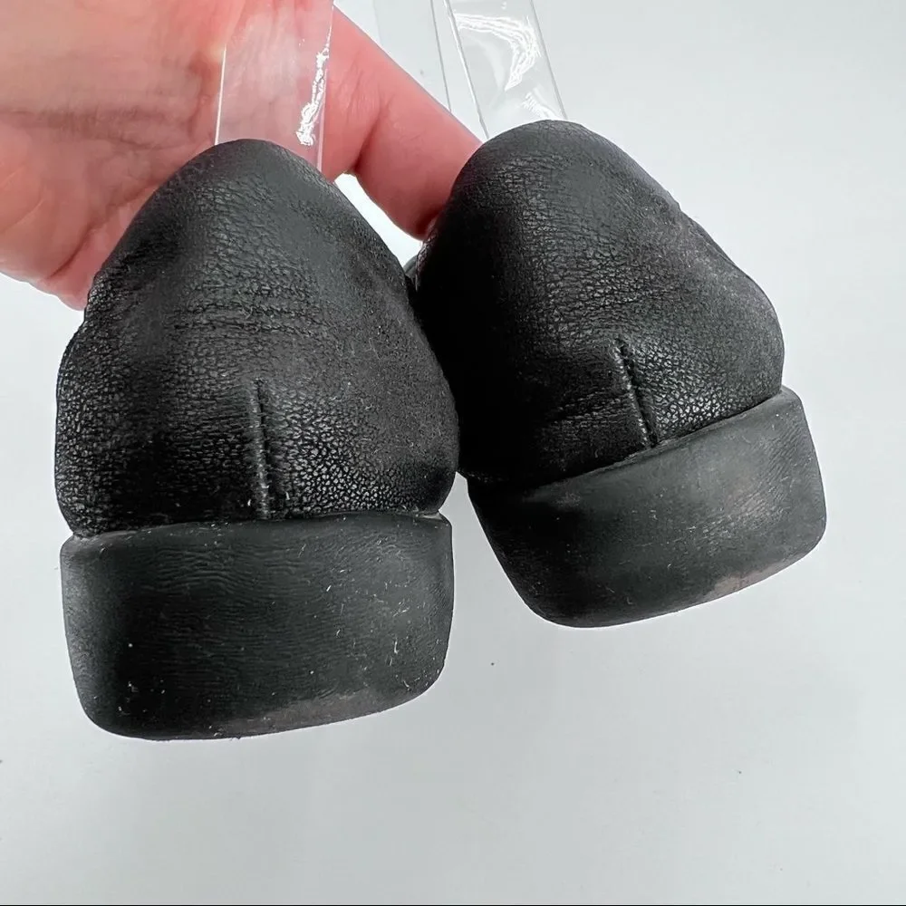 Clarks Sillian Holly‎ black flats slip on shoes Cloudsteppers size 7.5